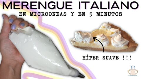 Receta De Merengue Italiano En Microondas Con 2 Claras