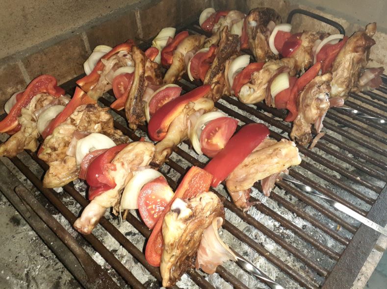 Como hacer brochetas de pollo a la parrilla | Platos Argentinos