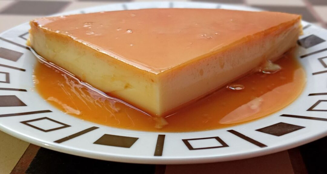 FLAN CASERO DE HUEVO CON LECHE CONDENSADA