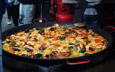 Receta original de paella de mariscos